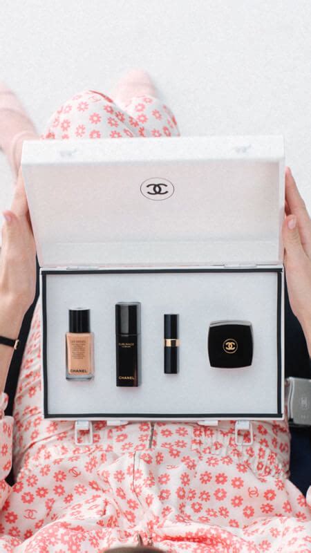 chanel travel brush kit|Chanel cosmetics kit.